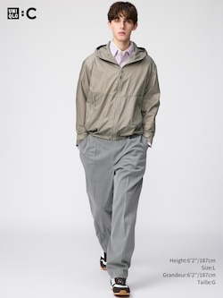 PANTALON FUSELÉ AMPLE À PINCES