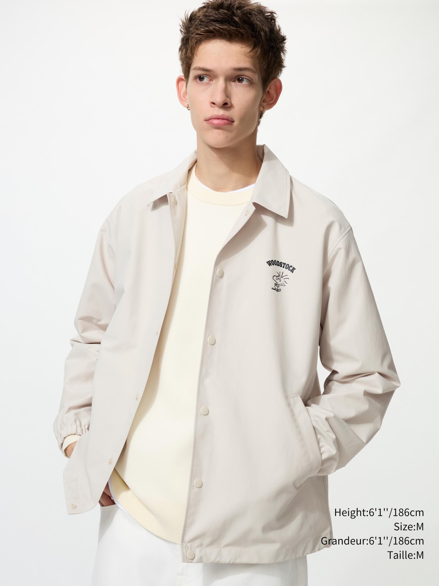 Unisex PEANUTS Coach Jacket | UNIQLO CA