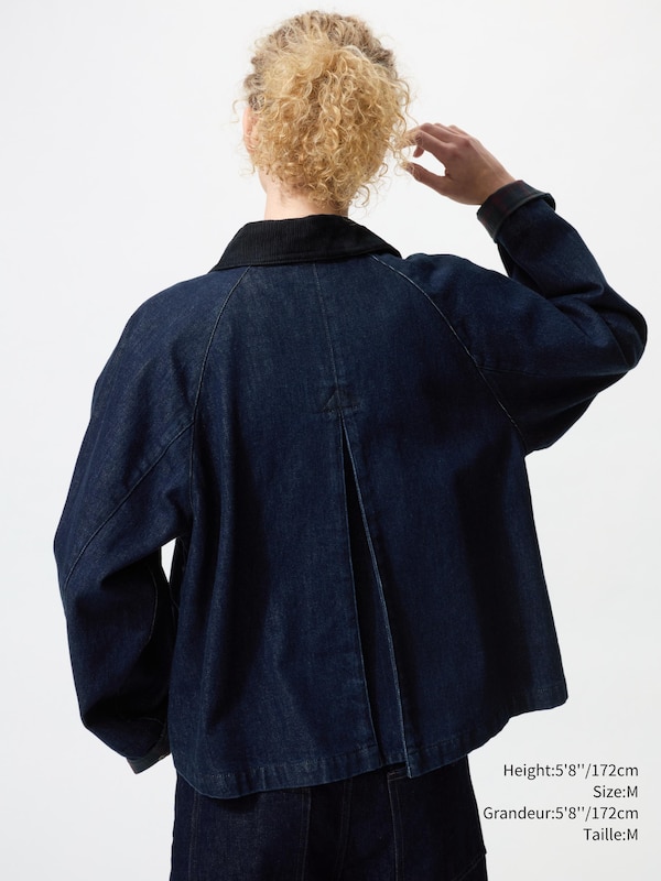 UTILITY SHORT JACKET | DENIM