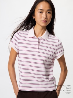 PIQUE MINI POLO SHIRT | STRIPED