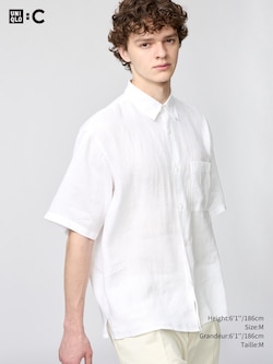 PREMIUM LINEN OVERSIZED SHIRT