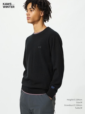 KAWS WINTER CASHMERE CREW NECK SWEATER