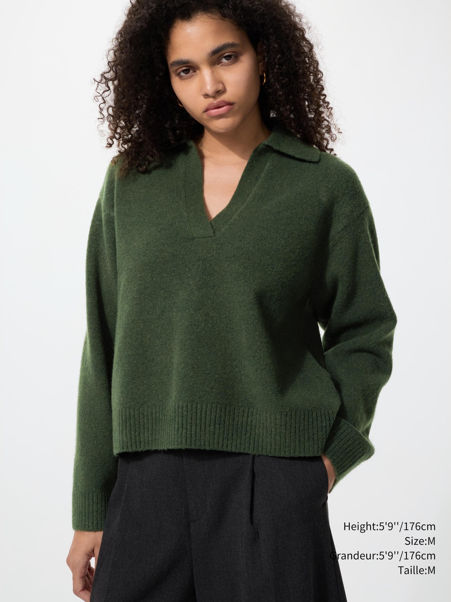 Souffle Yarn Skipper Polo Sweater