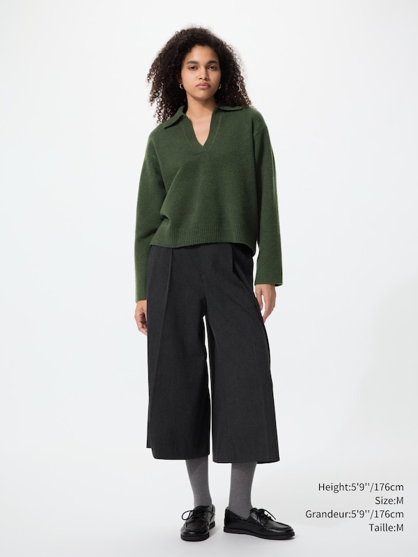 Souffle Yarn Skipper Polo Sweater