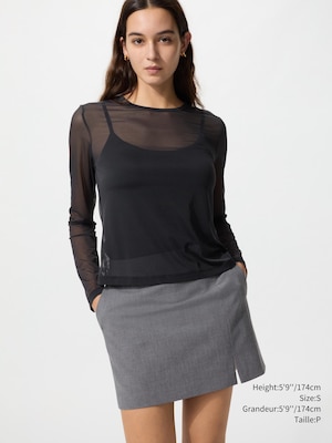 Slit Skort