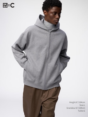 Sweat Oversized Full Zip Hoodie