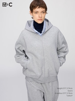 Sweat Oversized Full Zip Hoodie