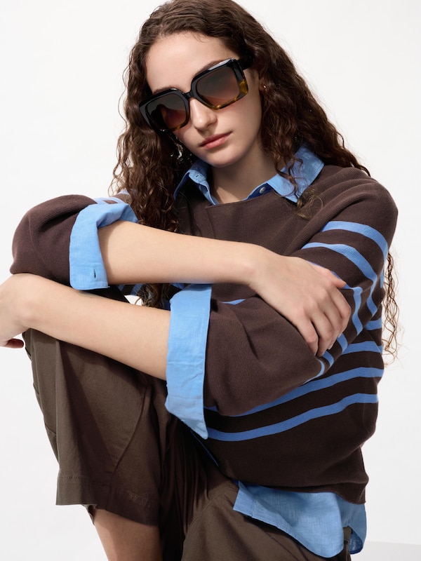 LUNETTES DE SOLEIL CARRÉES SURDIMENSIONNÉES