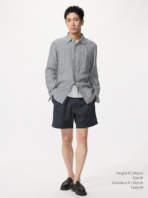 Linen Blend Easy Shorts | 5"