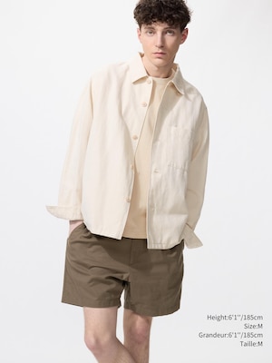 Linen Blend Easy Shorts | 5"