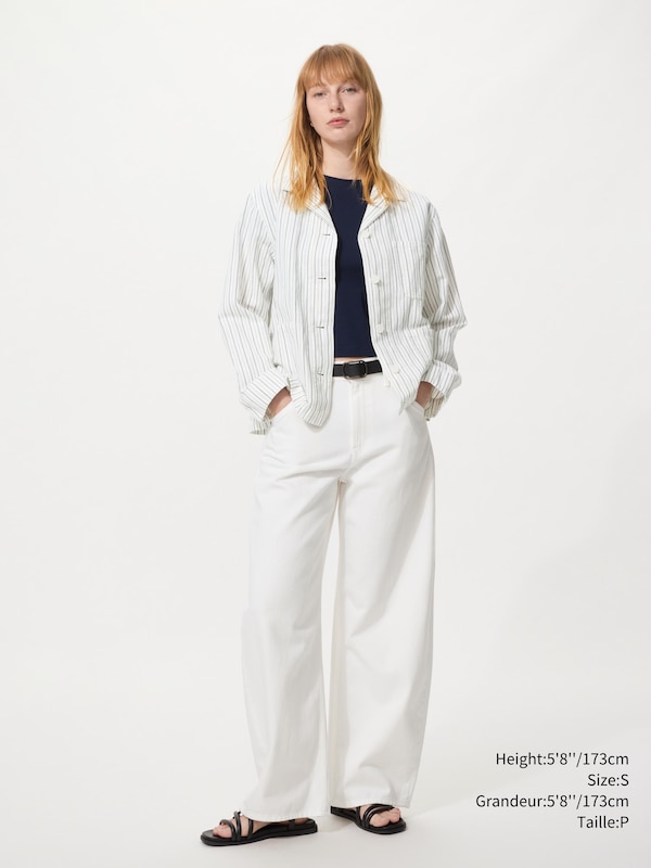 LINEN BLEND COVERALL