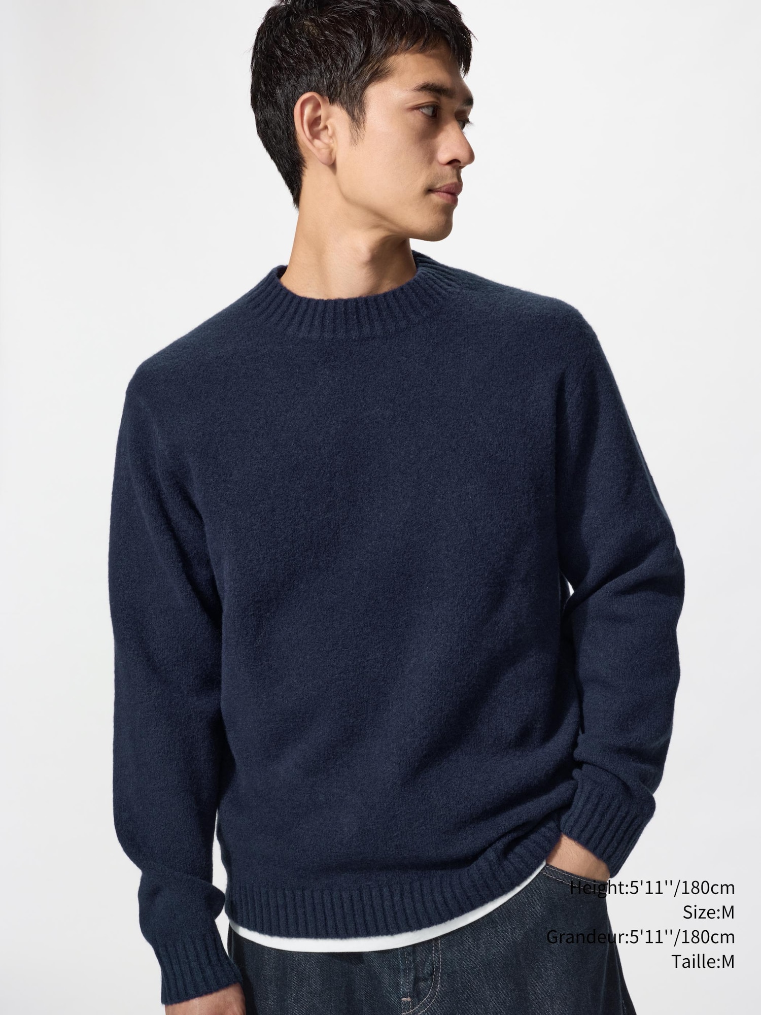 Souffle Yarn Crew Neck Sweater