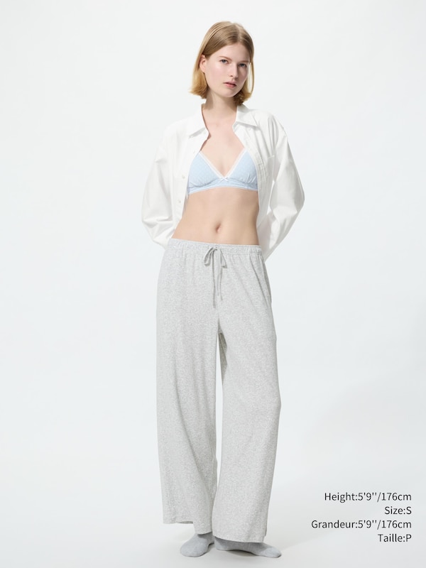 Ribbed Wide Easy Pants