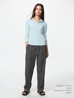 Stretch Easy Ankle Pants | Denim