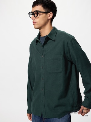 CHEMISE EN FLANELLE MANCHES LONGUES