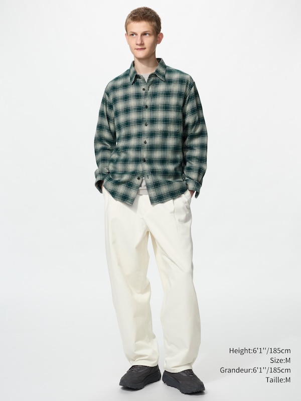 Flannel Checked Shirt Long Sleeve