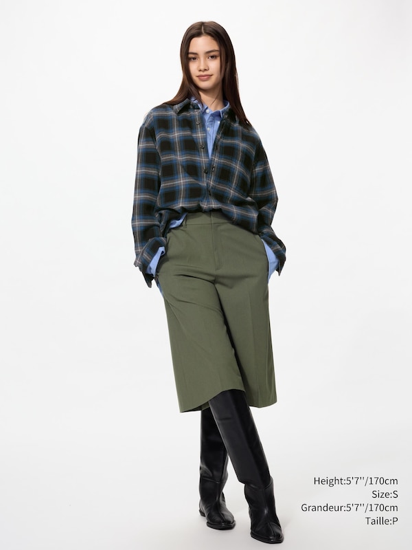 Flannel Checked Shirt Long Sleeve