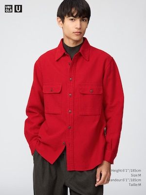 Brushed Cotton Shirt Long Sleeve