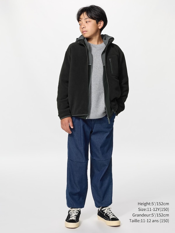 ENFANT PANTALON EN DENIM DOUBLÉ DE POLAIRE