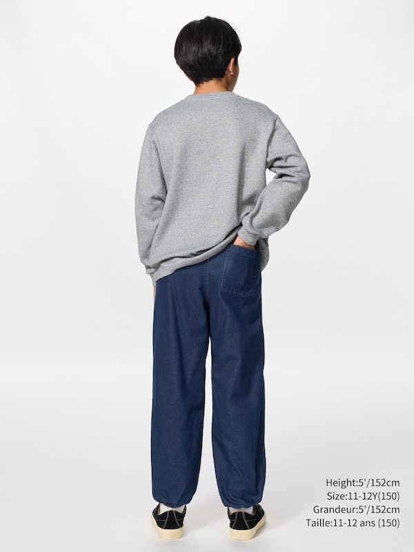 ENFANT PANTALON EN DENIM DOUBLÉ DE POLAIRE