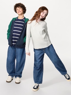 Jeans à jambe ballon