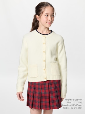 FILLE CARDIGAN EN FIL SOUFFLÉ