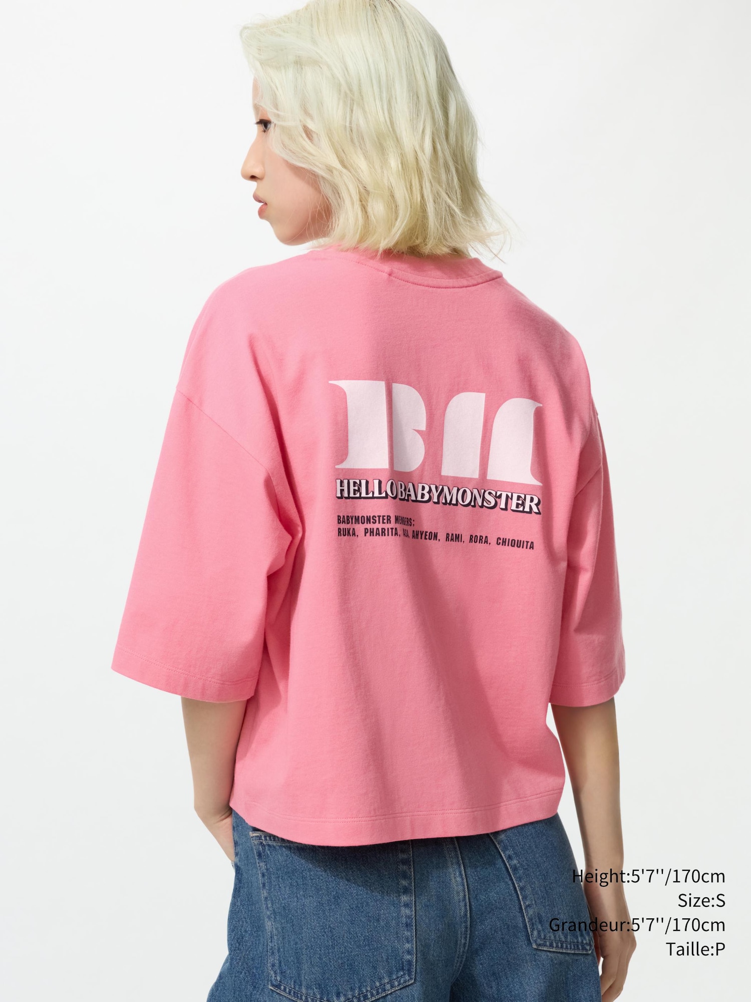 Women's BABYMONSTER UT Cropped Graphic T-Shirt | UNIQLO CA