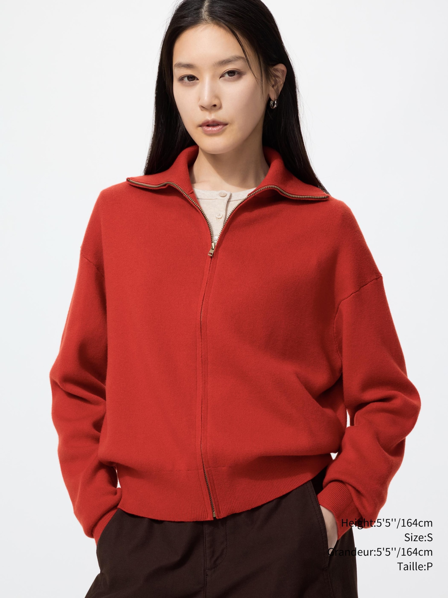 Unisex Smooth Cotton Full Zip Cardigan | UNIQLO CA