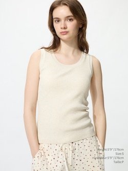 FEMME DÉBARDEUR À SOUTIEN-GORGE TRICOTÉ LAVABLE