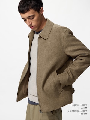 Single Collar Short Blouson