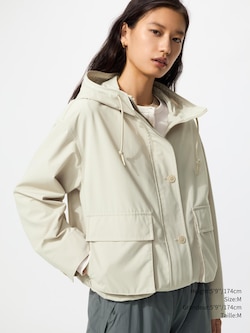 FEMME PARKA UTILITAIRE EN MÉLANGE COTON