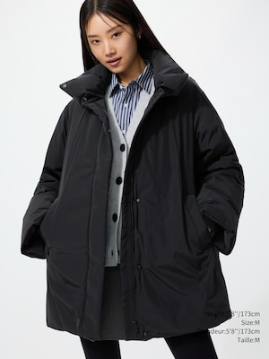 Non-Quilted Down Short Coat