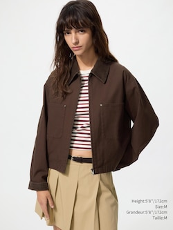 Zip Up Short Jacket