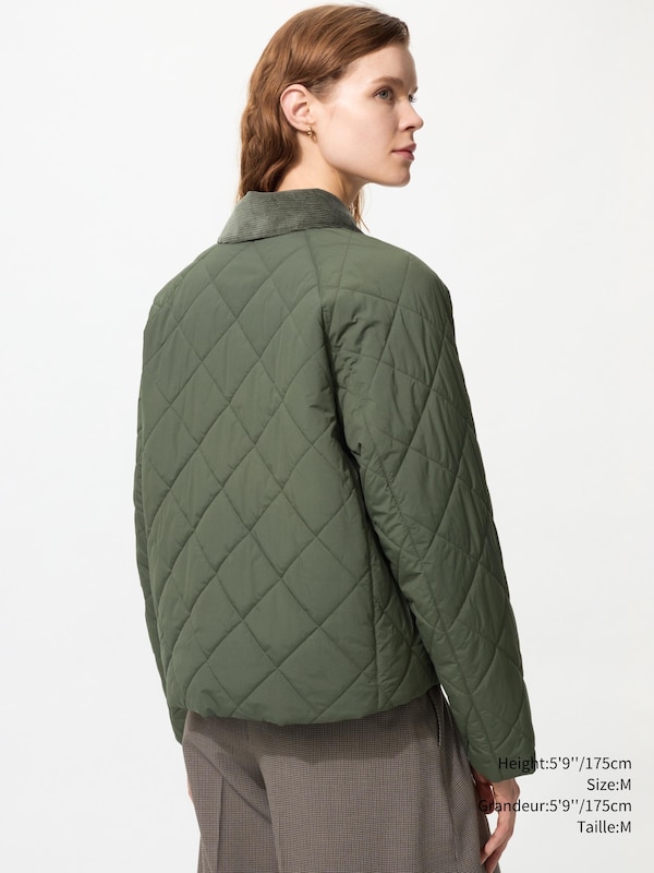 FEMME VESTE UTILITAIRE COURTE MATELASSÉE
