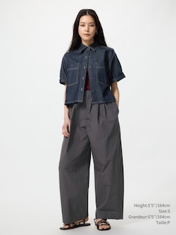 Cotton Volume Easy Pants