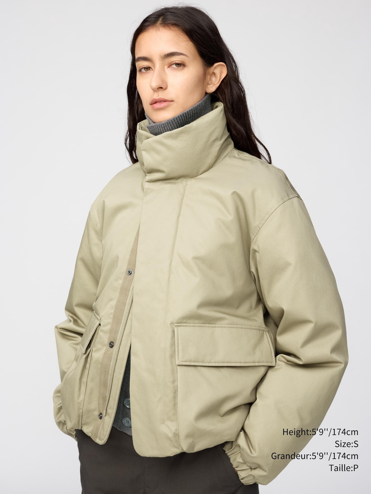 BRIEFING 新品　WOMEN’S HYBRID DOWN CREWNECK Women's Hybrid Down Short Jacket | UNIQLO CA