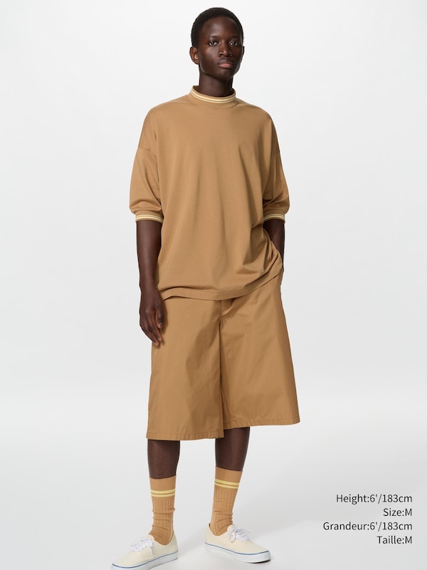 T-SHIRT EN COTON SUPIMA SURDIM. MANCHES COURTES