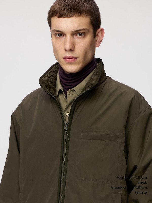 Pile Lined Stand Jacket