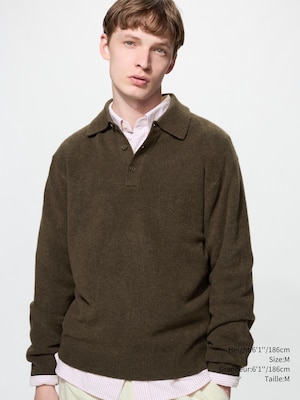 Souffle Yarn Polo Sweater