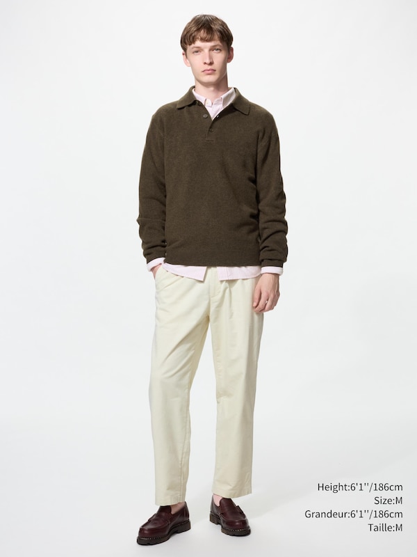 Souffle Yarn Polo Sweater