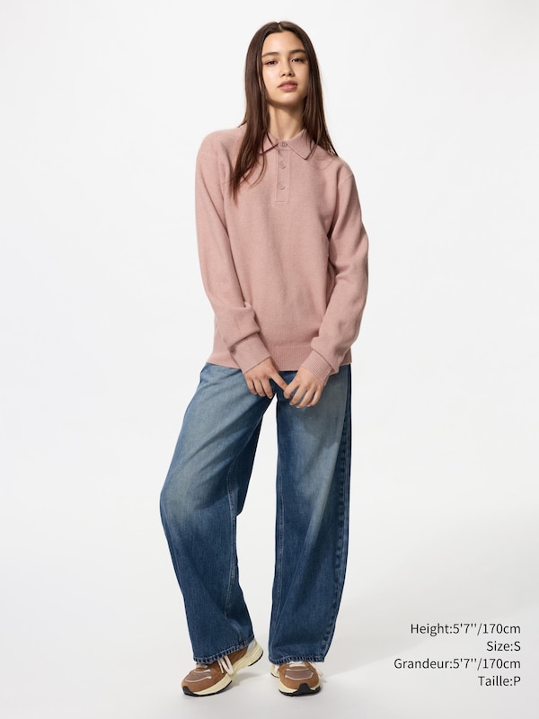 Souffle Yarn Polo Sweater