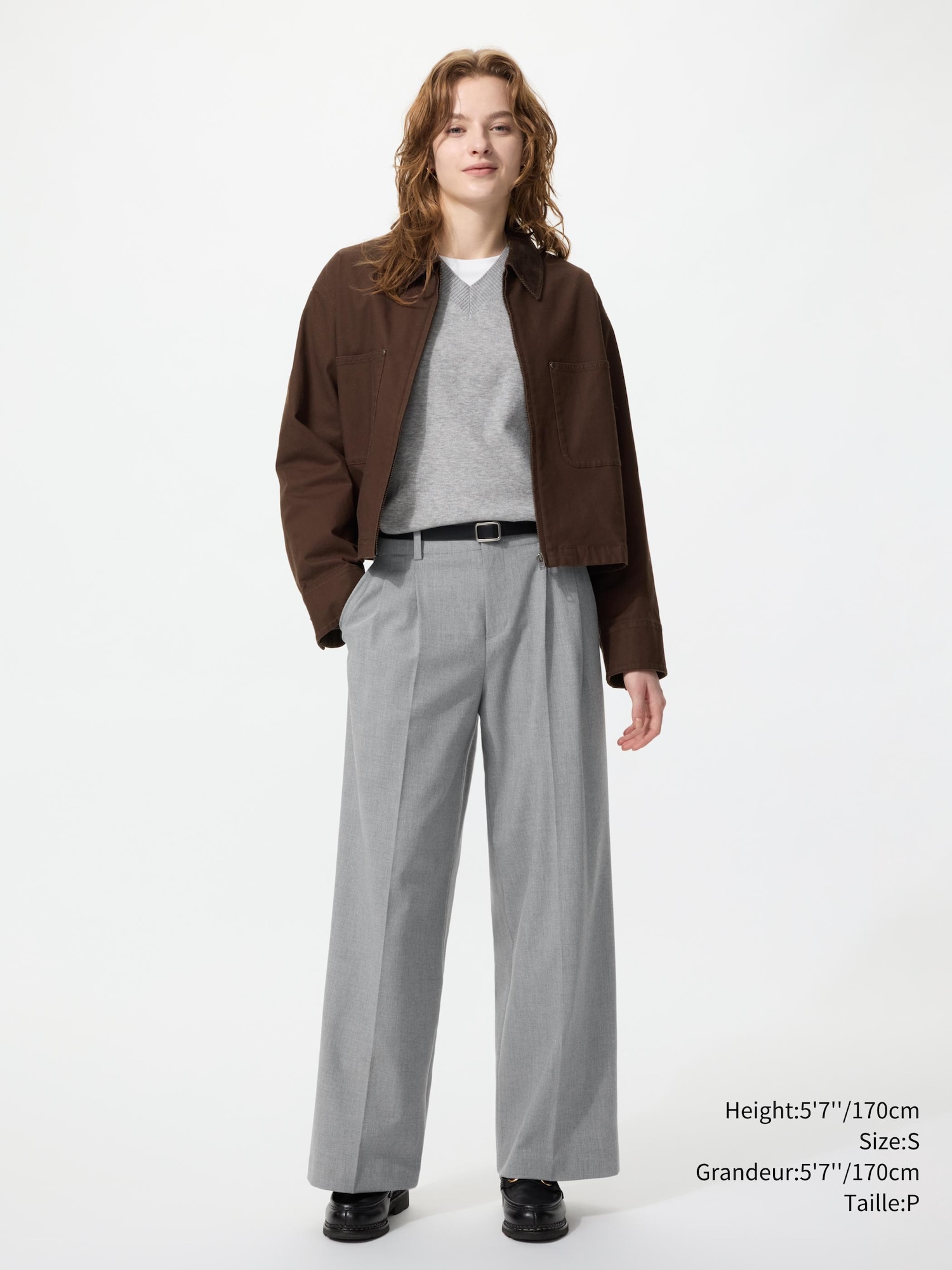 Unisex Smart Wide Straight Pants | UNIQLO CA