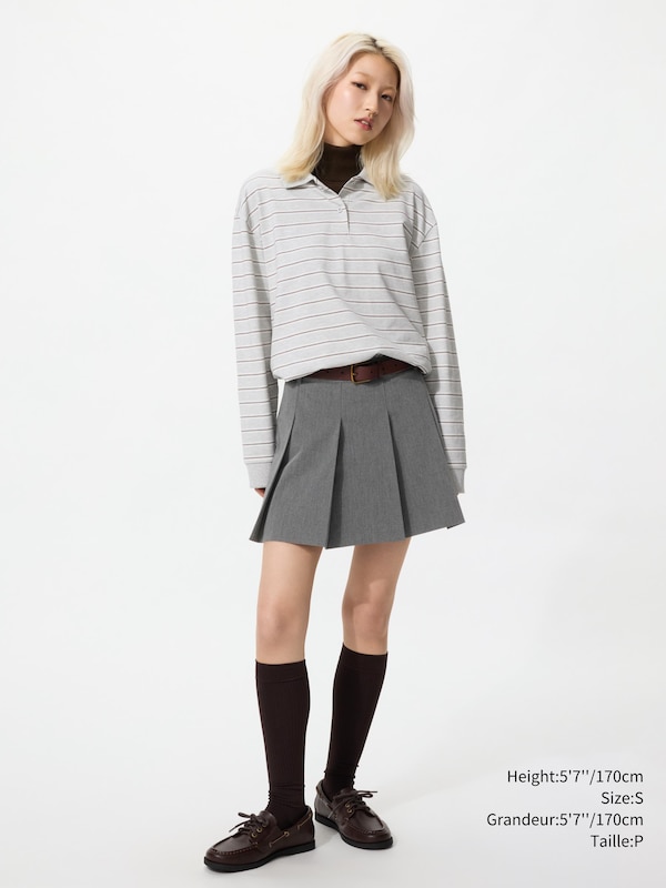 Pleated Skort
