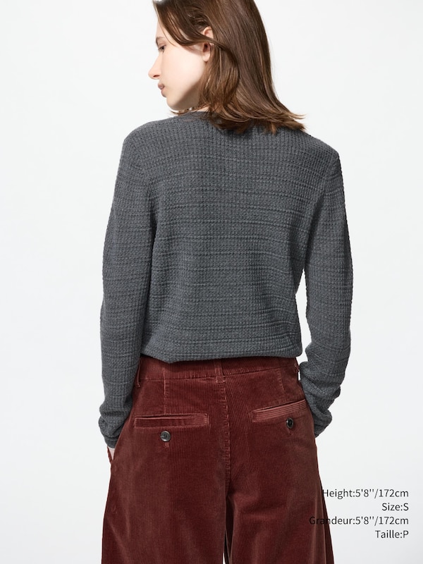 Corduroy Barrel Leg Pants