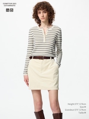 Corduroy Mini Skirt