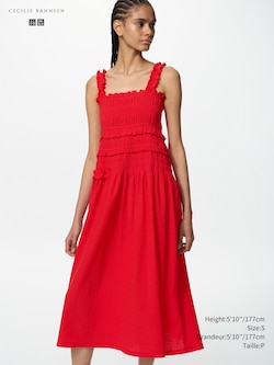 Shirring Dress Sleeveless