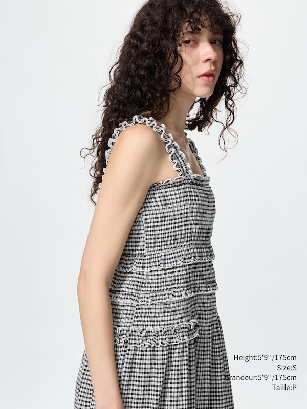 Shirring Dress Sleeveless