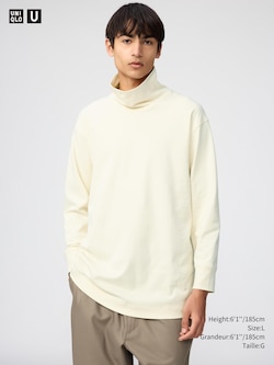FEMME T-SHIRT LONG COL ROULÉ MANCHES LONGUES