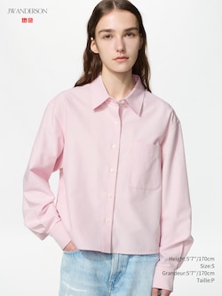 Chemise oxford droite | manches longues