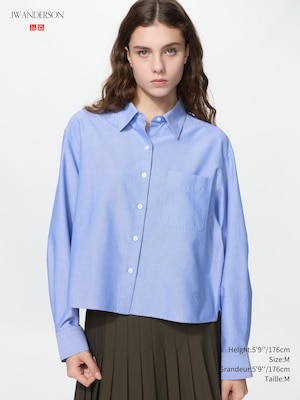Chemise oxford droite | manches longues